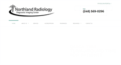 Desktop Screenshot of northlandradiology.com